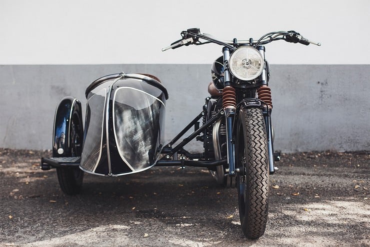 triumph bonneville t100 sidecar