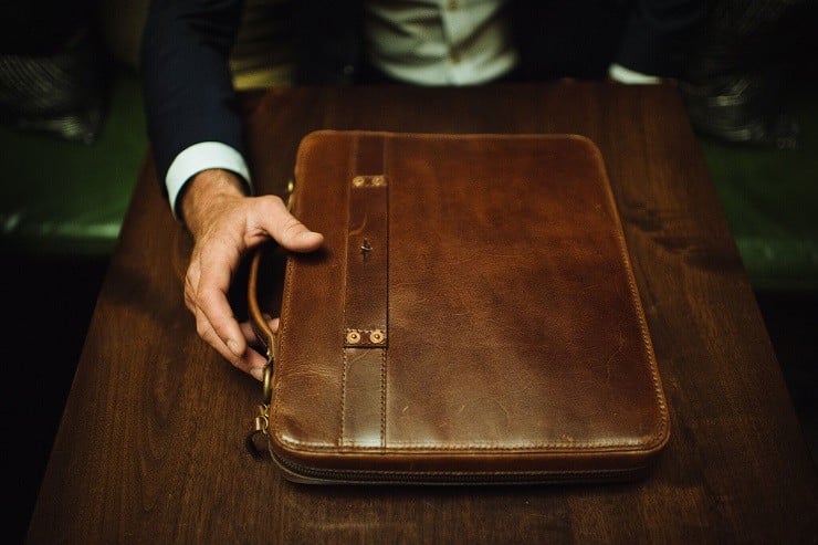 satchel and page briefcase