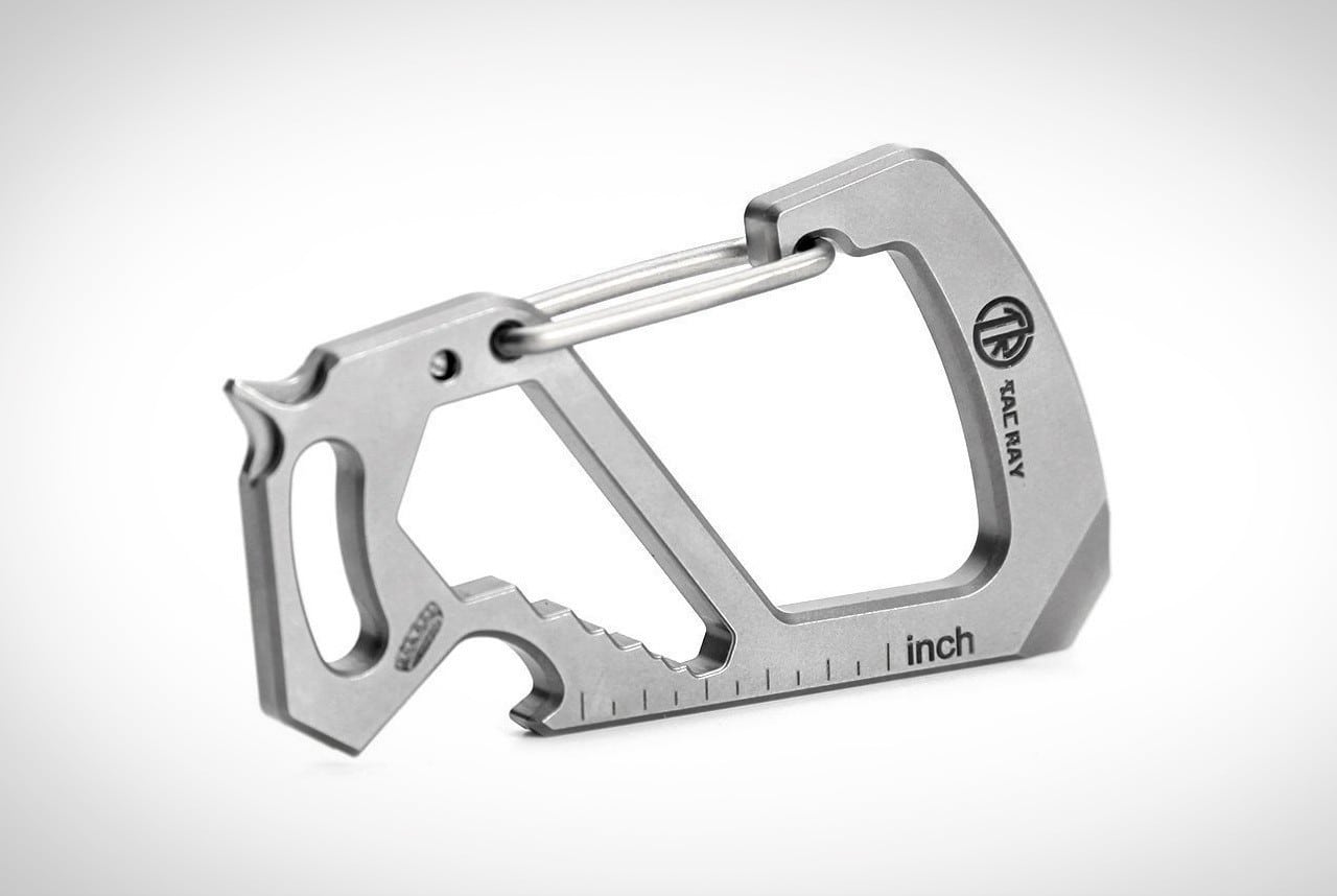 Tacray Titanium Carabiner MultiTool Men's Gear