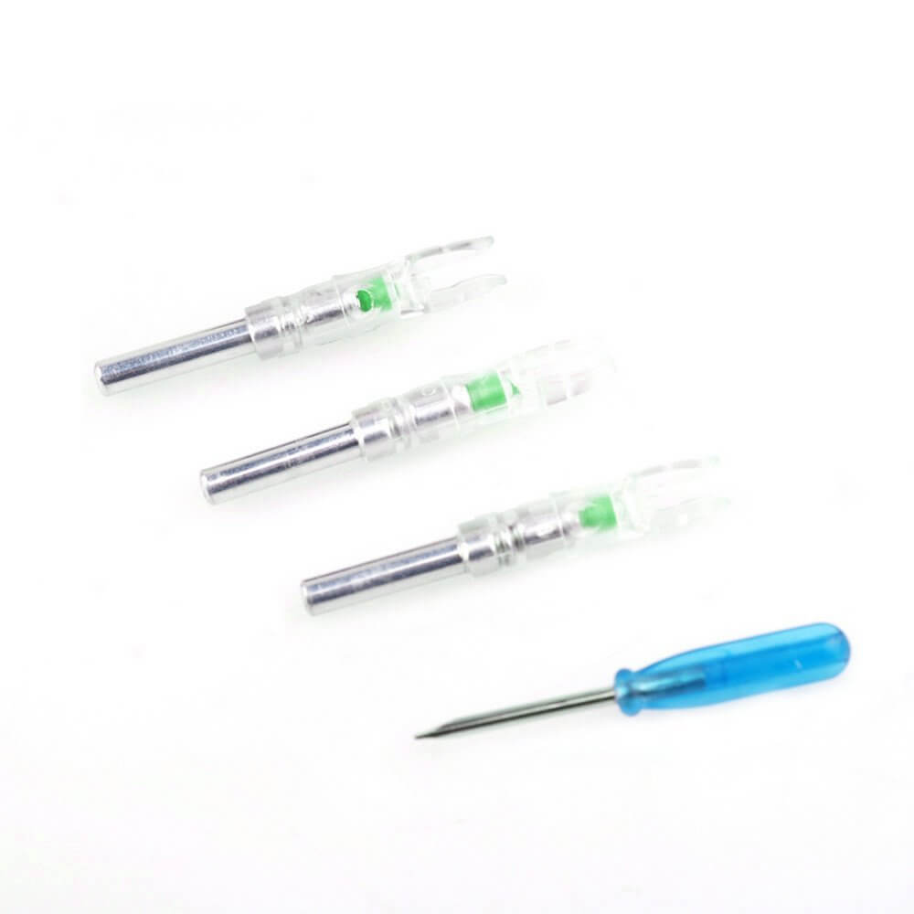 Best Lighted Nock - #3 Aokur .244 LED Lighted Nock (Green)