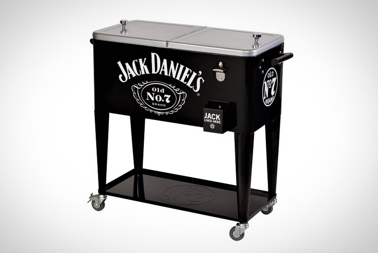 Jack Daniel's 80-Quart Rolling Party Cooler | Men's Gear