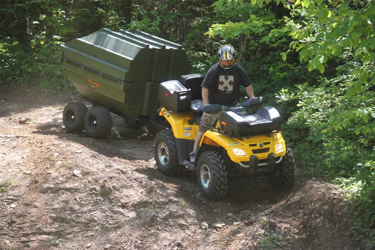 tetra-pod tub trailer & boat men's gear