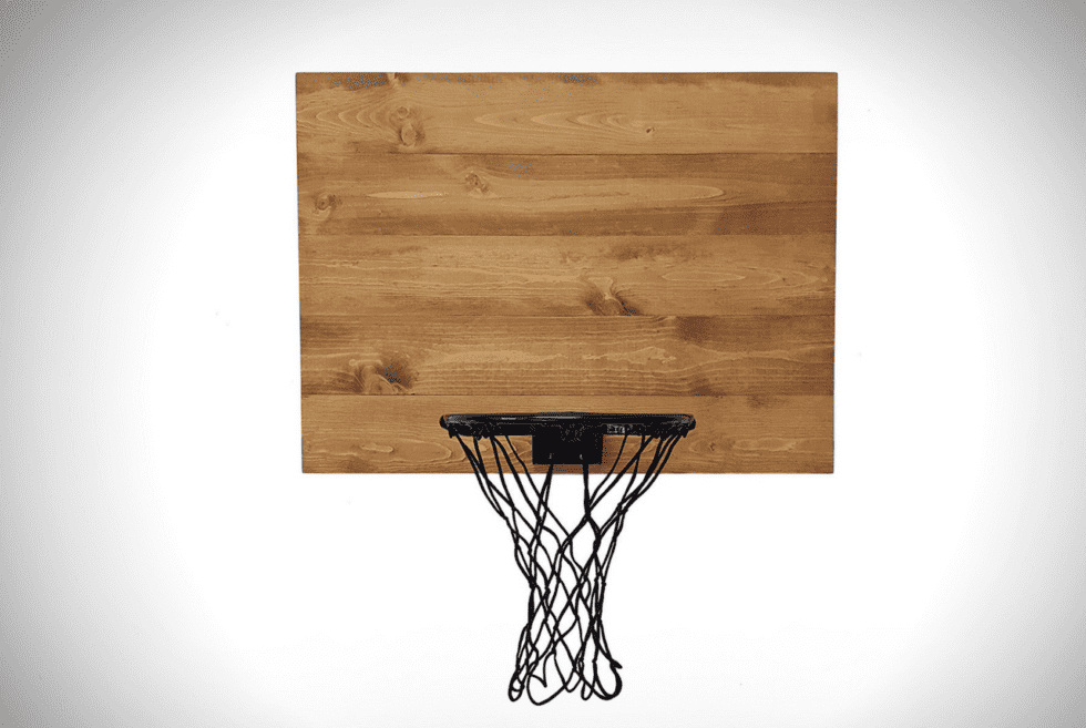 Blue Fox Wood Indoor Basketball Hoop
