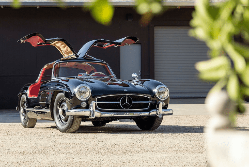 1955 Mercedes 300SL Gullwing Coupe On Auction
