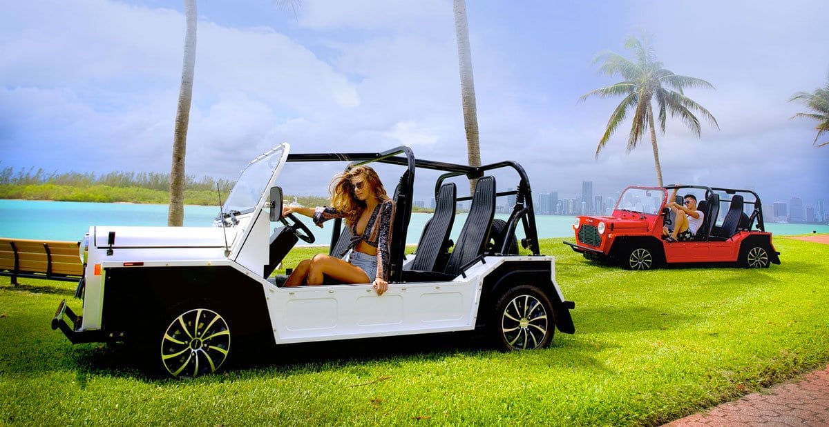 Moke Electric Beach Car Men's Gear