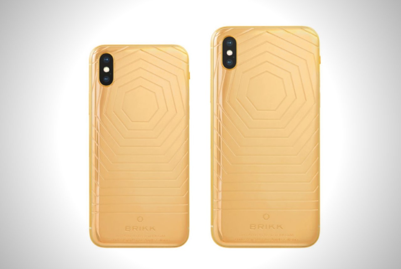 iPhone XS In 24K Yellow Gold