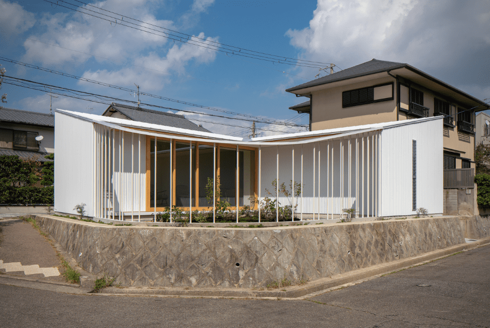 A House Covered In Corrugated Aluminum