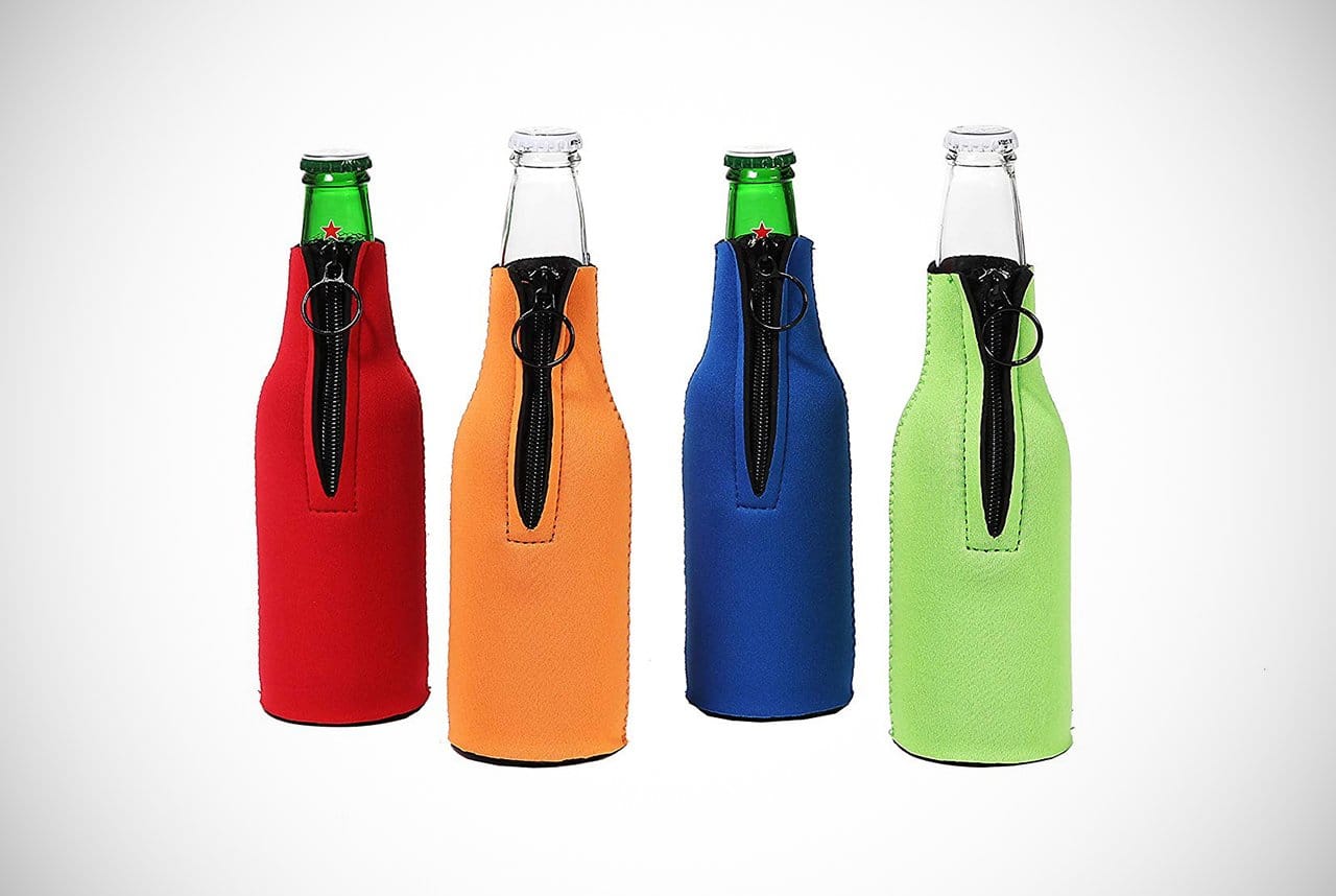 3x 2pcs Best Friend Beer Bottle Holder Insulated Glass Drinks Sleeve Can Cooler 