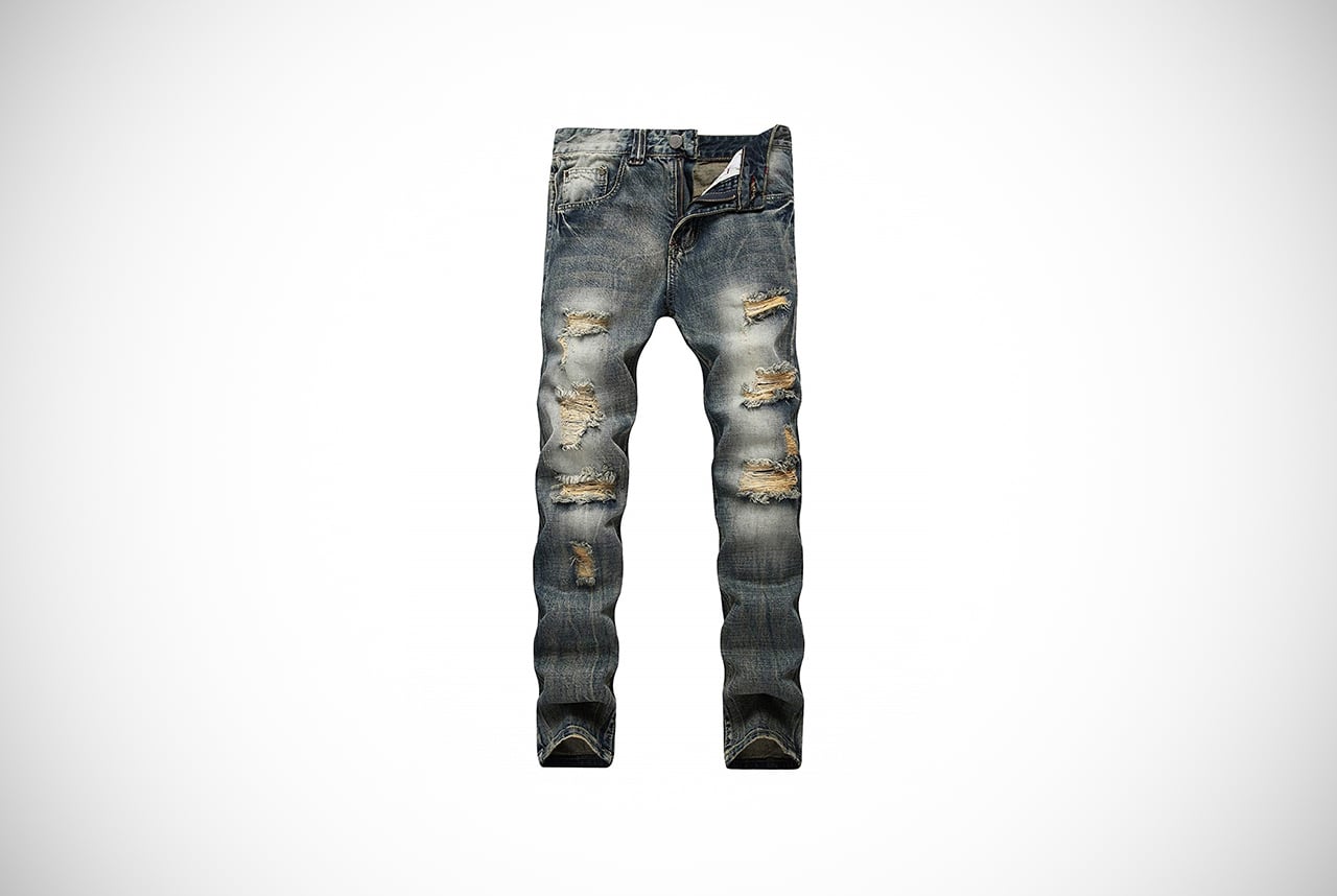 best distressed jeans mens