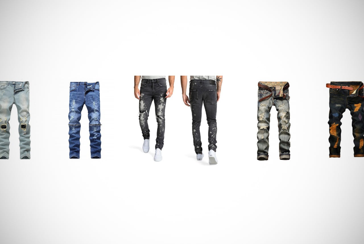 types of ripped jeans for guys