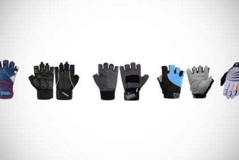 Weightlifting gym gloves