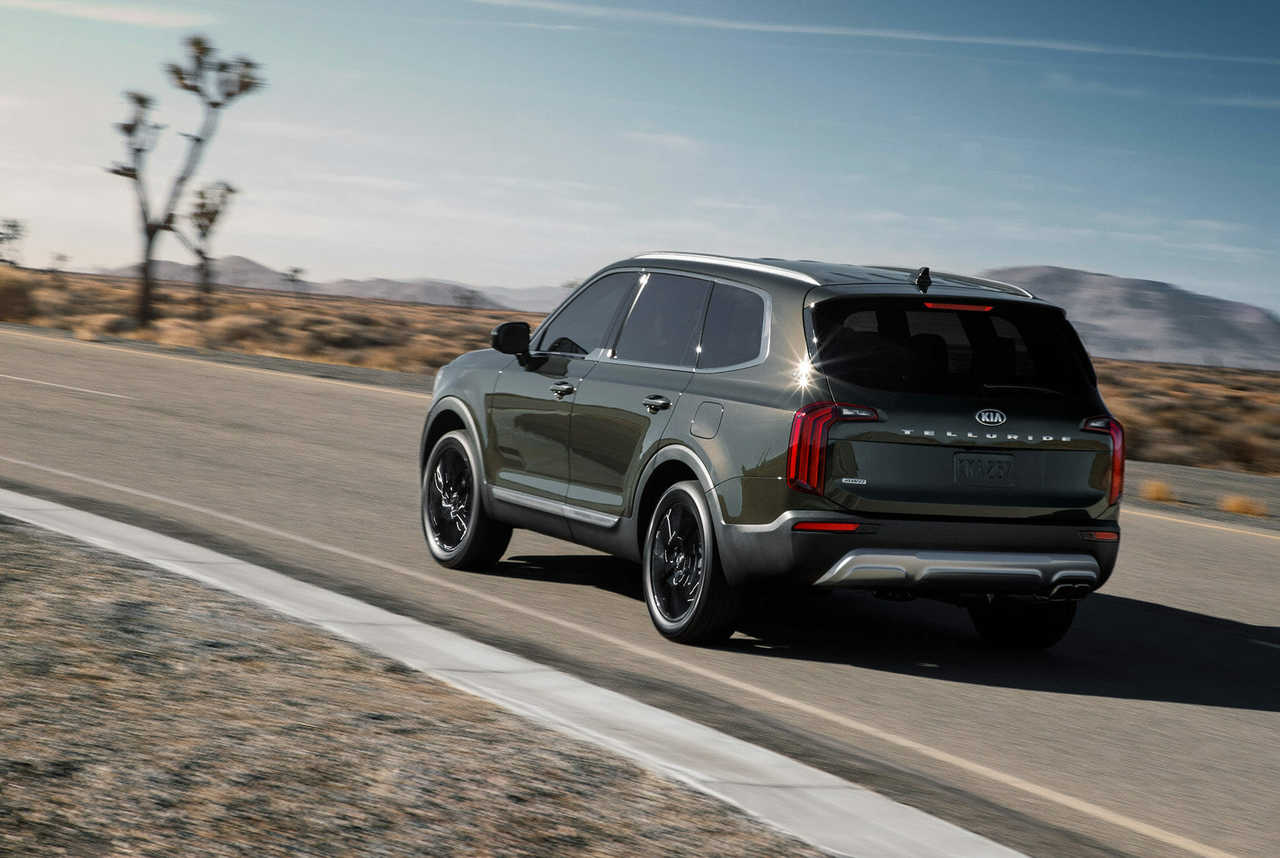 the kia telluride is off-road capable, too, or so the carmaker