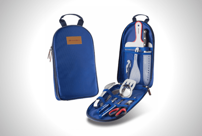 Camp Kitchen Utensil Organizer Travel Set