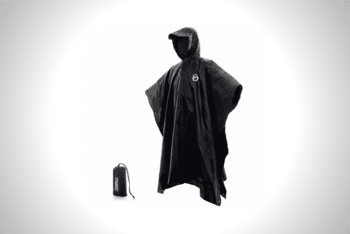 Foxelli Hooded Rain Poncho