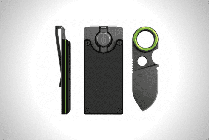 Gerber Money Clip With Built-In Fixed Blade Knife