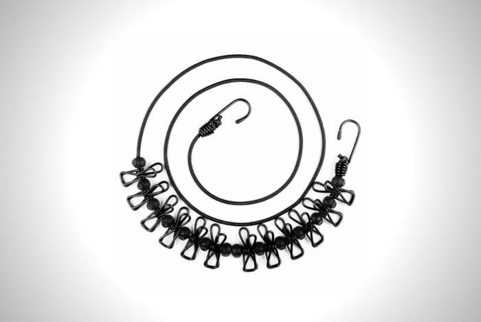 HAWATOUR Portable Elastic Travel Clothesline