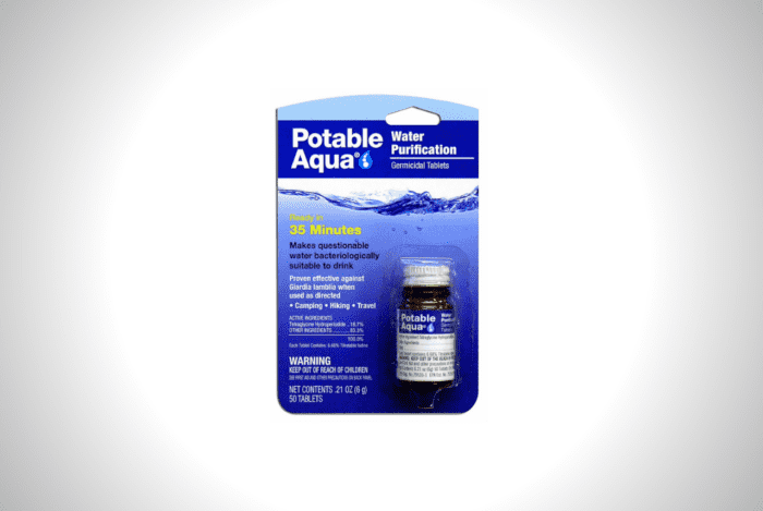 Potable Aqua Water Purification Treatment