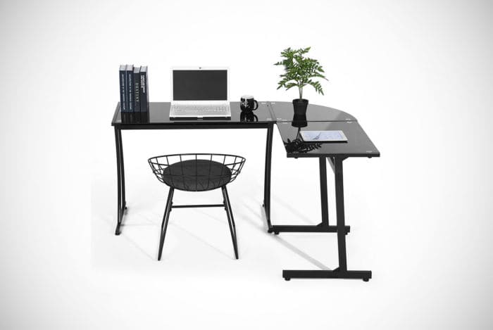 Walker Edison Soreno 3-Piece Gaming Desk