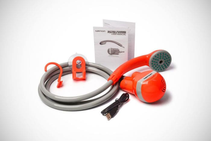 Ivation Portable Outdoor Battery-Operated Shower