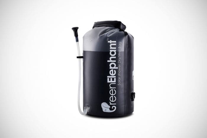 Green Elephant 2-in-1 Solar Shower and Dry Bag