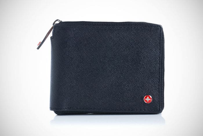 Alpine Swiss Zipper Wallet