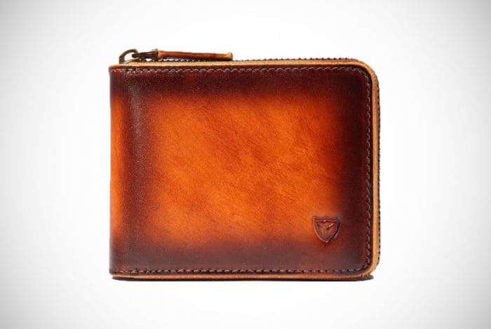 Donword Leather Zipper Wallet