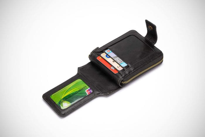 UBAYMAX Bifold Zipper Wallet