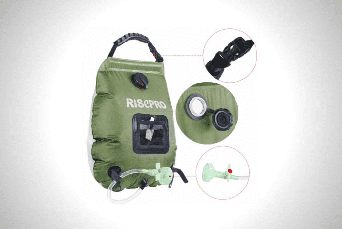 RISEPRO Solar Shower Bag