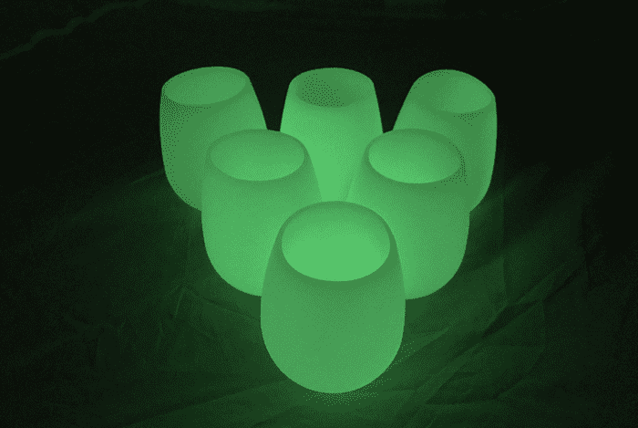 Silicone Wine Glow In The Dark Glasses
