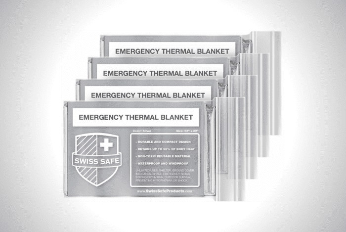 Swiss Safe Emergency Mylar Thermal Blankets