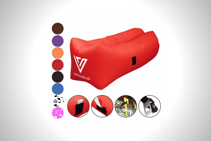 Vitchelo Inflatable Couch Giant Bean Bag Sofa