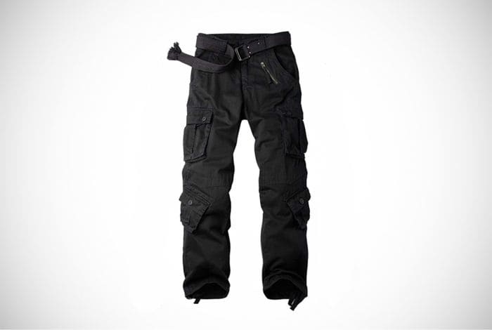 OCHENTA Little Big Boys Lightweight Multi Pockets Casual Cargo Shorts