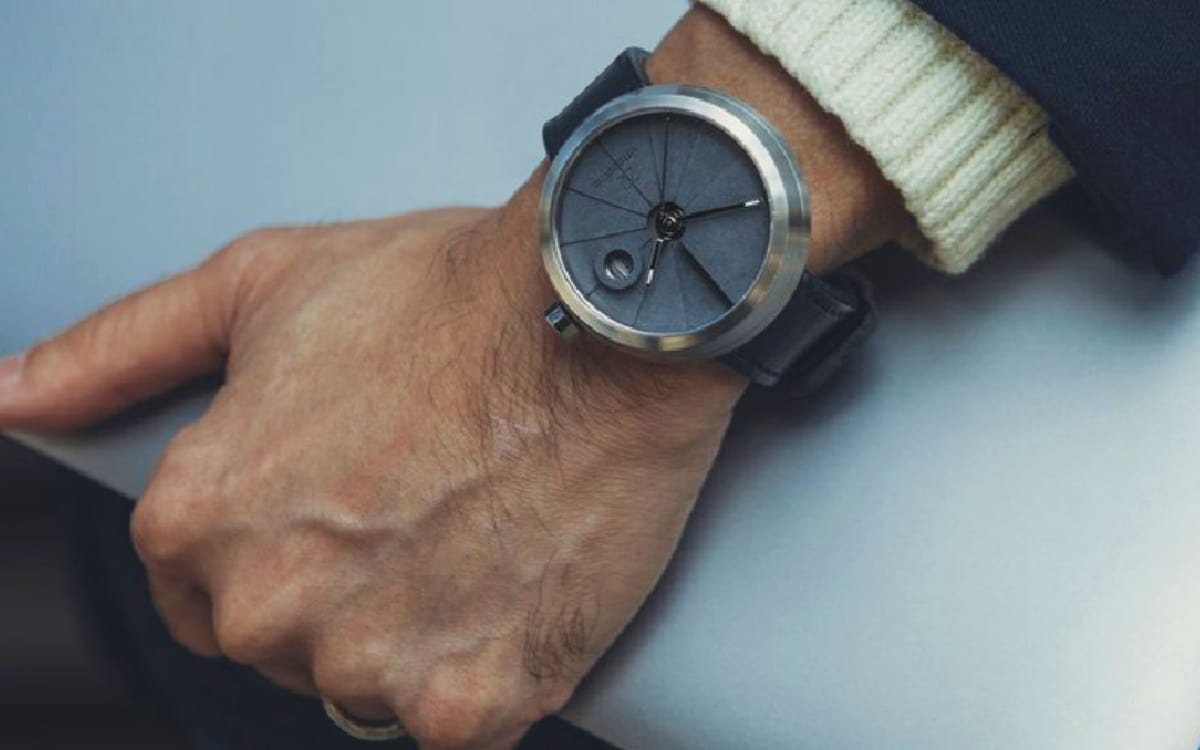4D Concrete Minimalist Watch