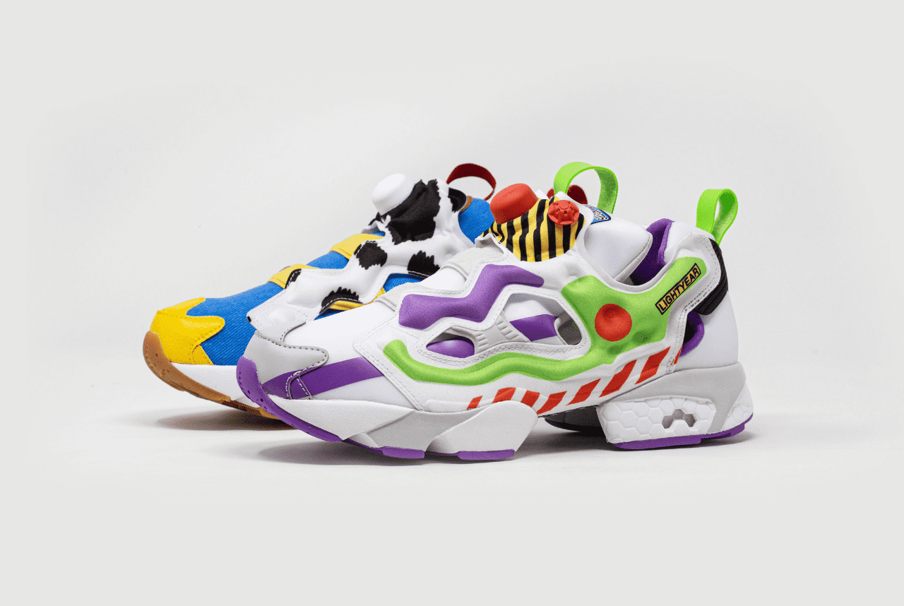 reebok instapump fury bait x toy story