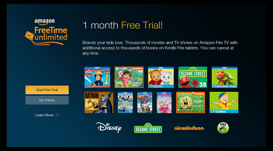 amazon freetime unlimited games