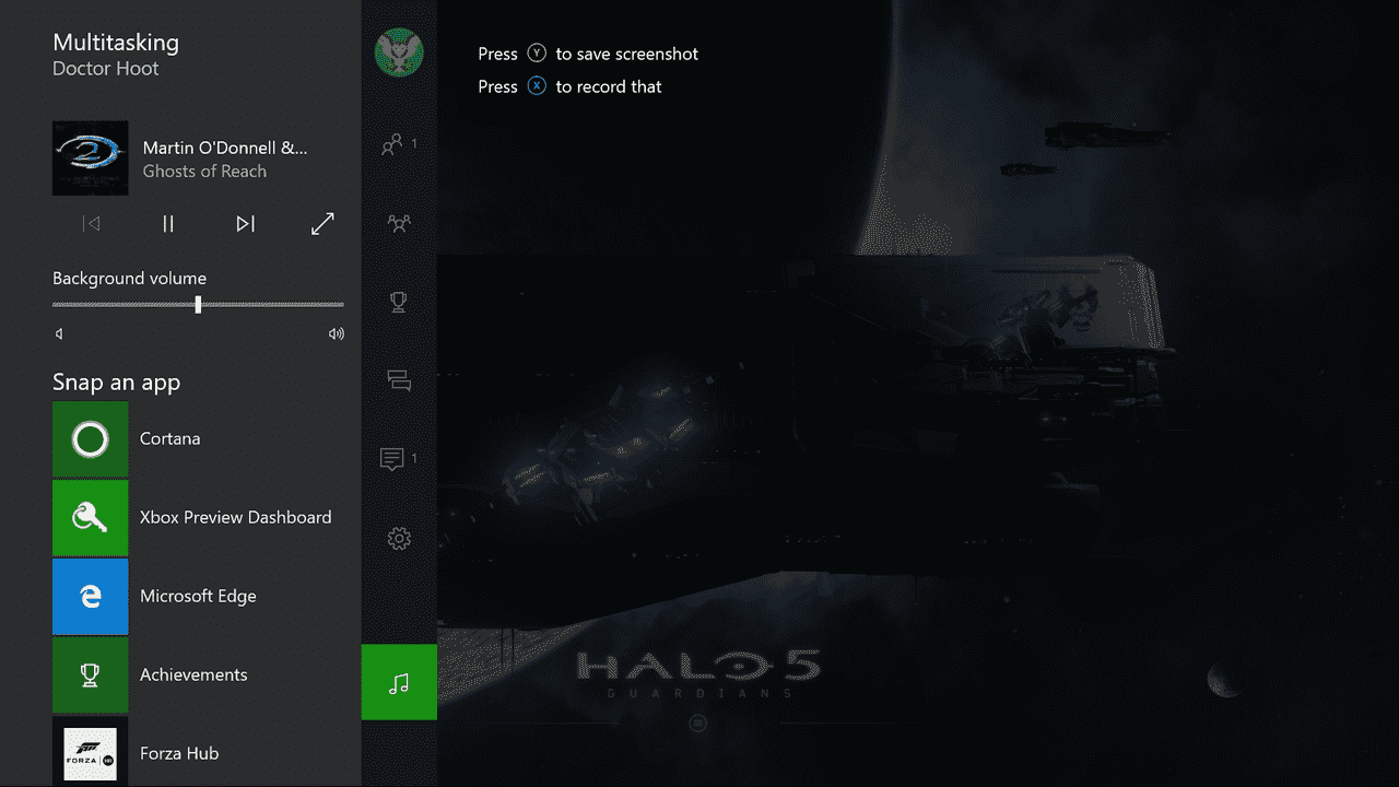 Background Music xbox one