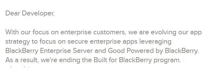 BlackBerry apps