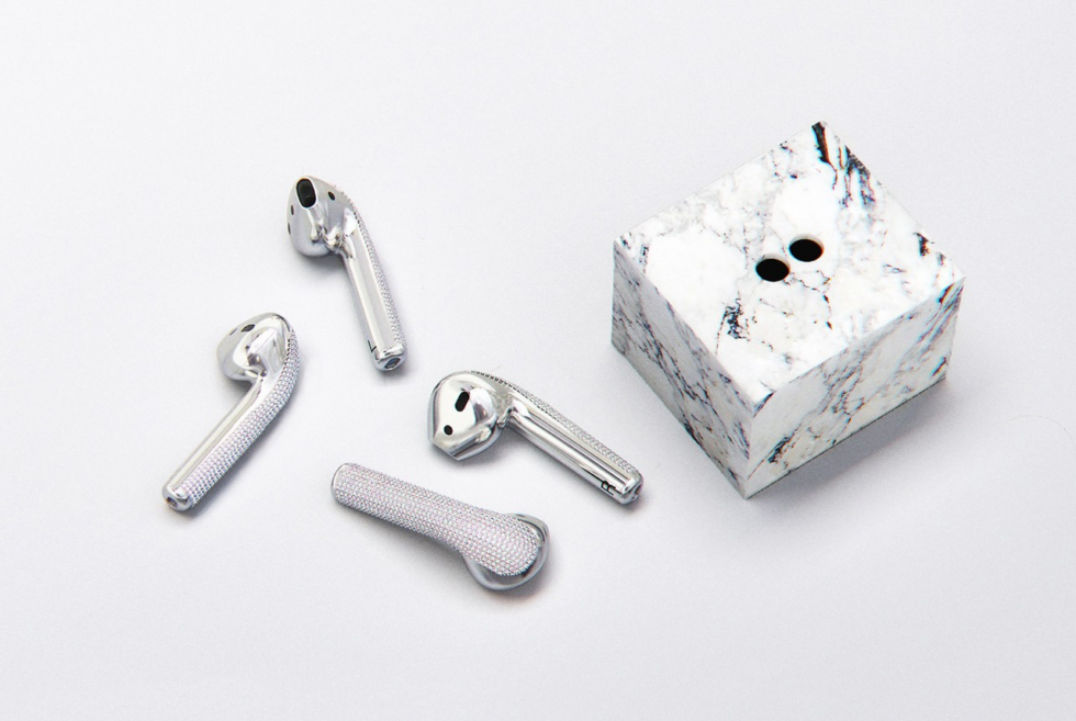 Ian DeLucca’s Object No. 1 AirPods Flaunt Diamonds And White Gold