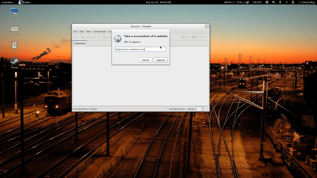 Shutter Project ScreenShot