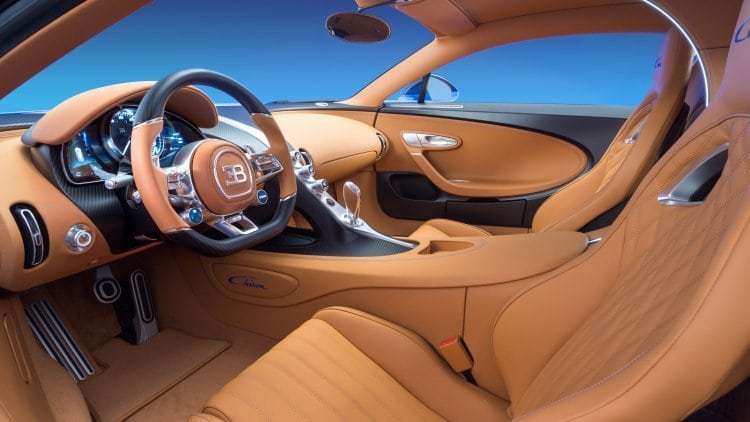 bugatti chiron interior