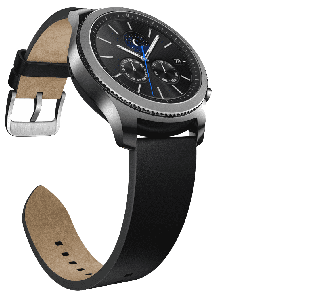 samsung gear s3 classic smartwatch with heart rate monitor