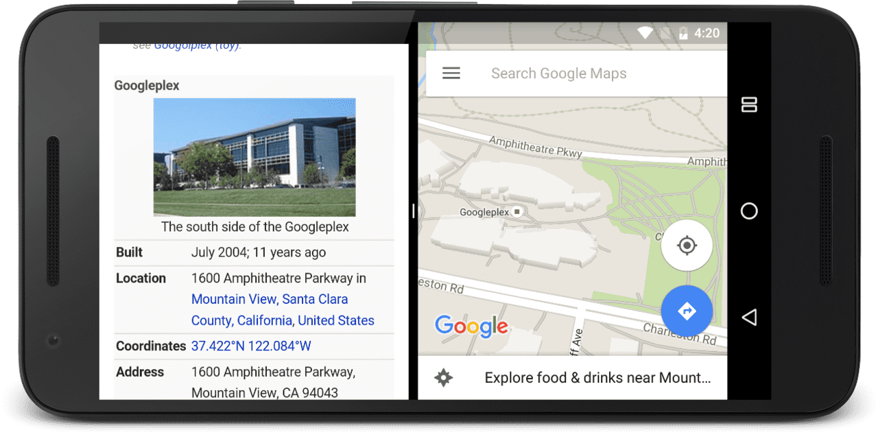 multi window android n