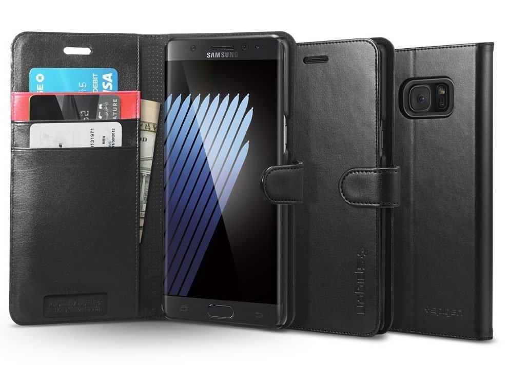 spigen wallet case note 7