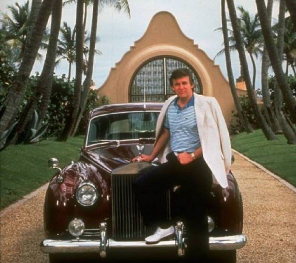 Trump cars rolls royce silver cloud