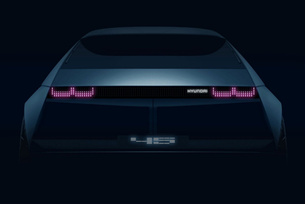 A Teaser Image Of The Hyundai 45 Concept EV Surfaces