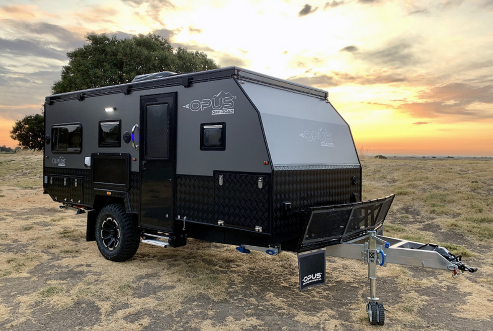 The OP15 Hybrid Caravan From OPUS Is A Luxury Off-Road Camper