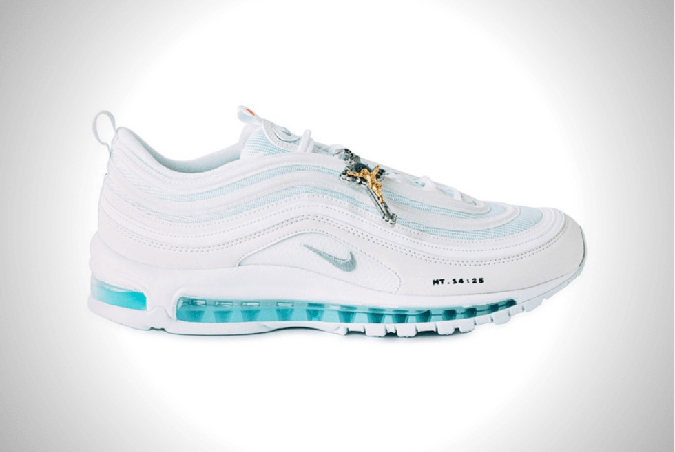 When I Have More Money: These Air Max 97 Jesus Shoes Has Holy Water In Them