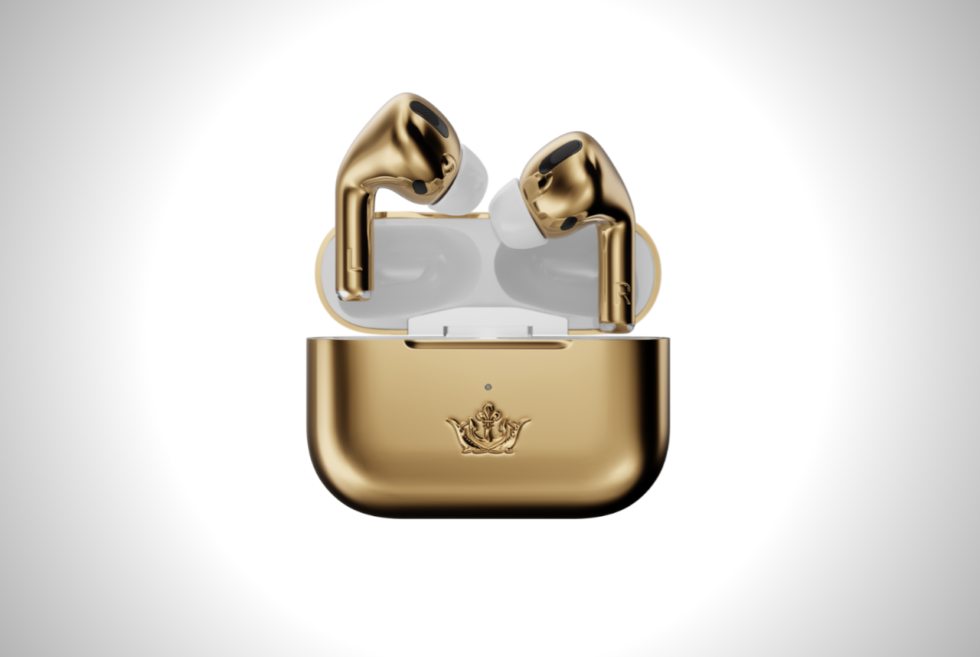 Caviar Gets Extra Fancy With the AirPods Pro Gold Edition
