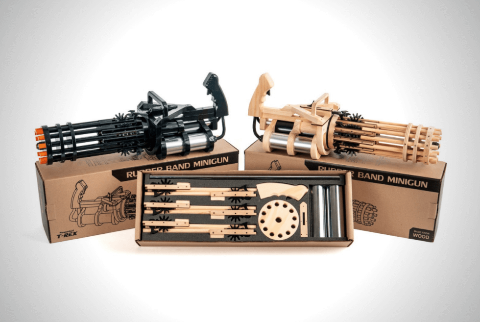 Strike Fear Into The Hearts Of Your Rivals With The Rubber Band Minigun