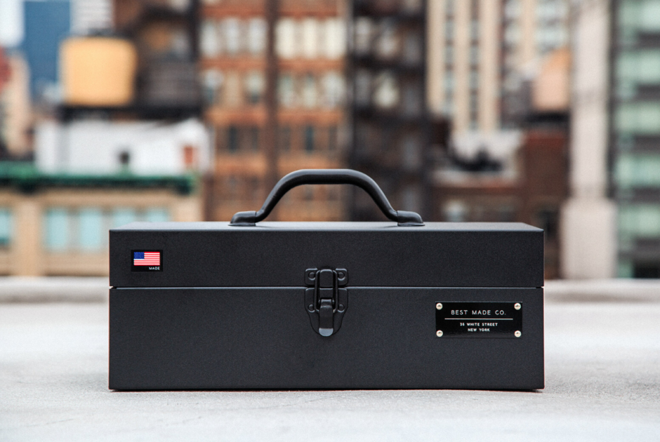 The Best Made Co. 15” Toolbox Stores Items With OldSchool Style Men's Gear